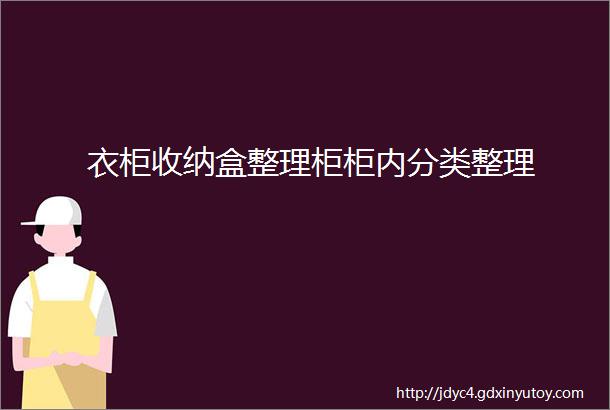 衣柜收纳盒整理柜柜内分类整理